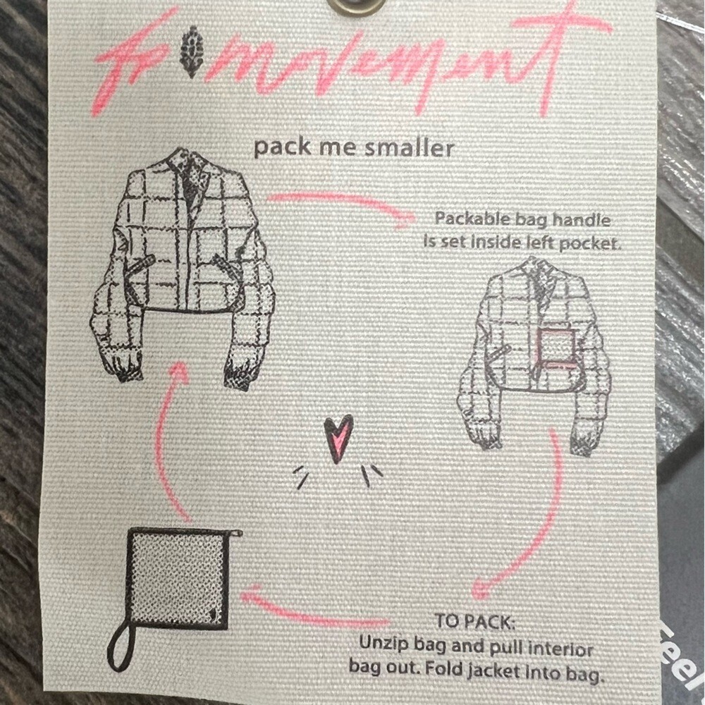 NWT $248 Free People Movement x Hatch Maternity Small Pippa Puffer Jacket Coat - Picture 9 of 15